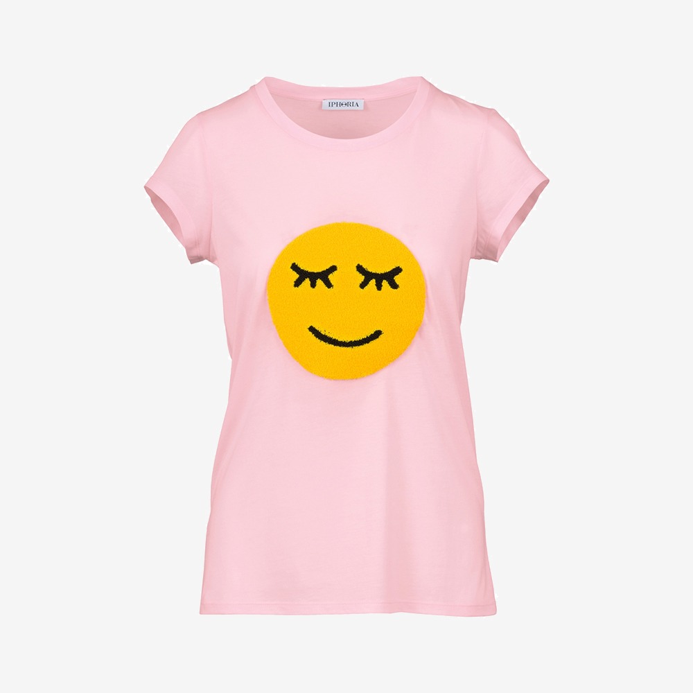 SMILEY PINK T-SHIRT