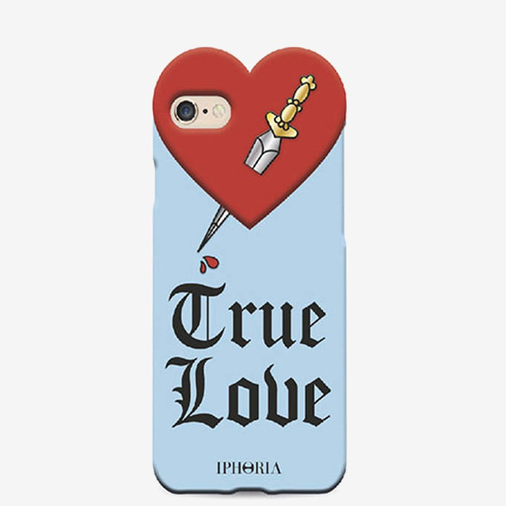 HEART TRUE LOVE BLUE iPhone 7/8/SE2 CASE
